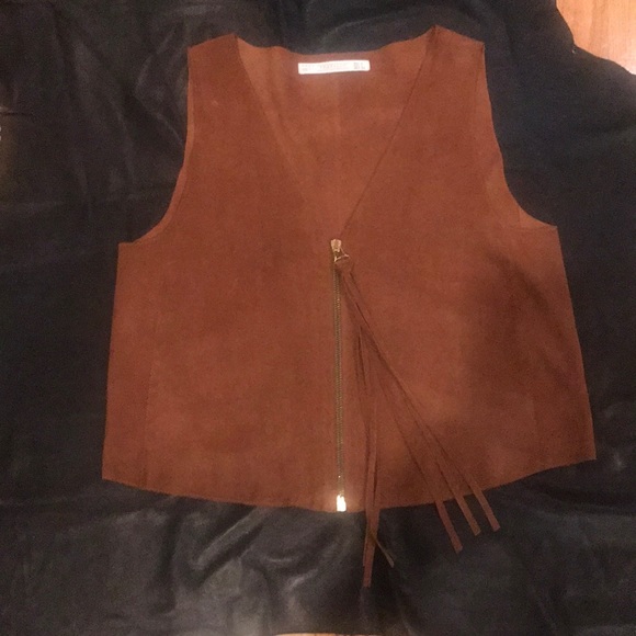 Vest faux suede - Picture 1 of 6